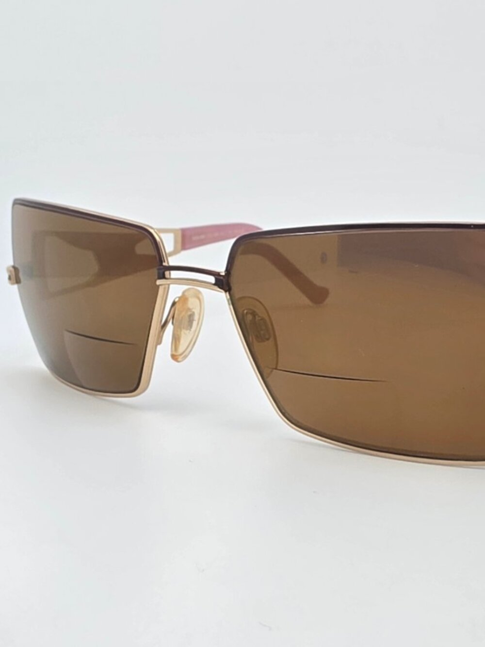 Cazal Mod. 969 Col. 699 Aubergine Gold Pink Rhinestone Sunglasses FRAME ONLY